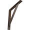 Ekena Millwork Traditional Steel Bracket, Hammered Brown 2"W x 16"D x 16"H BKTM02X16X16TRHBR - alternate 1